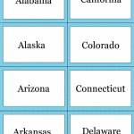 Us States And Capitals Flashcards | Etsy | States And Capitals Flash Cards Printable