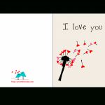 Valentine Cards For Him | Printable Love Birthday Cards For Him