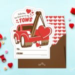 Valentines Day Card Children Valentines Cards Kids Valentine | Etsy | Etsy Printable Valentines Cards