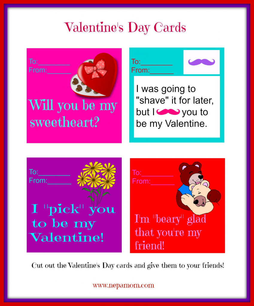 Valentines Day Card For Friends. Valentines Day Friendship Cards | Printable Friendship Cards Friends