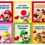 Valentine's Day Cards | Nintendo | Printable Valentines Day Cards | Printable Mario Valentines Cards