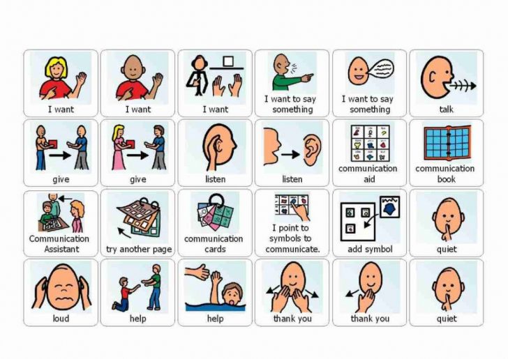 Visual Cue Cards For Use With Autistic Children. Printable And Great