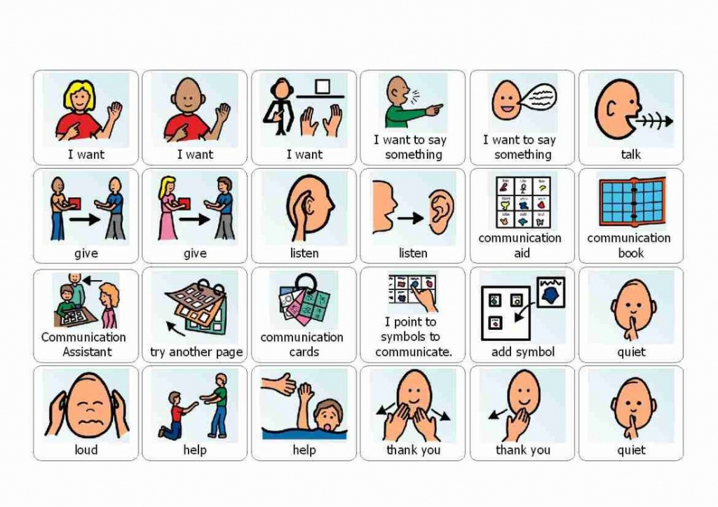 Printable Autism Picture Cards