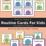 Visual Schedule   Free Printable Routine Cards   Natural Beach Living | Free Printable Picture Schedule Cards
