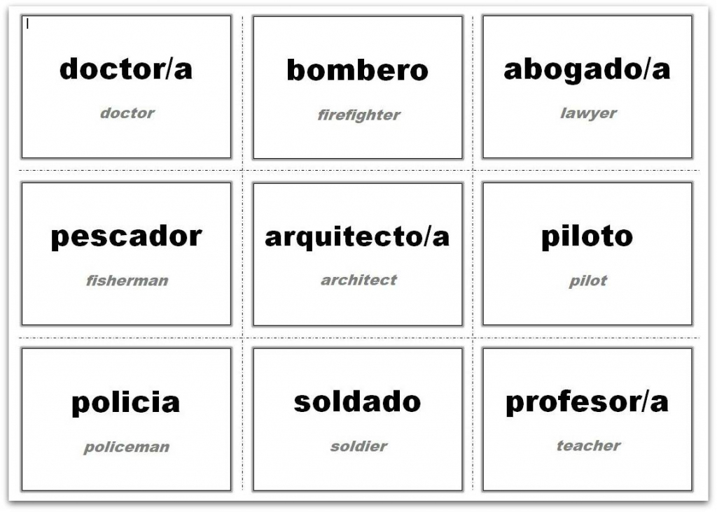 Vocabulary Flash Cards Using Ms Word | Shape Flash Cards Printable Black And White