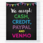 We Accept Credit And Debit Cards Sign Cookie Booth Printable Scout | Printable Credit Cards Accepted Sign