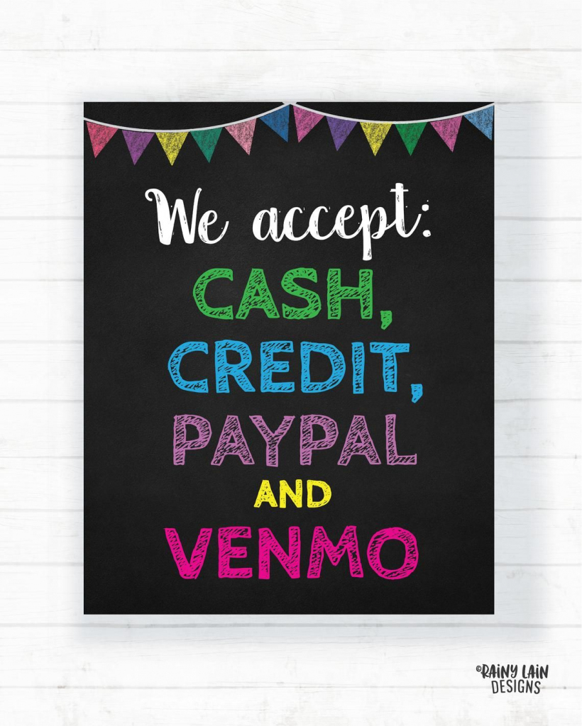 Printable Credit Cards Accepted Sign | Printable Card Free