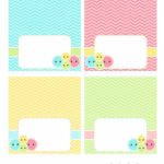 We Heart Parties: Free Printables Cute As A Button Free Printables | Free Printable Food Tent Cards