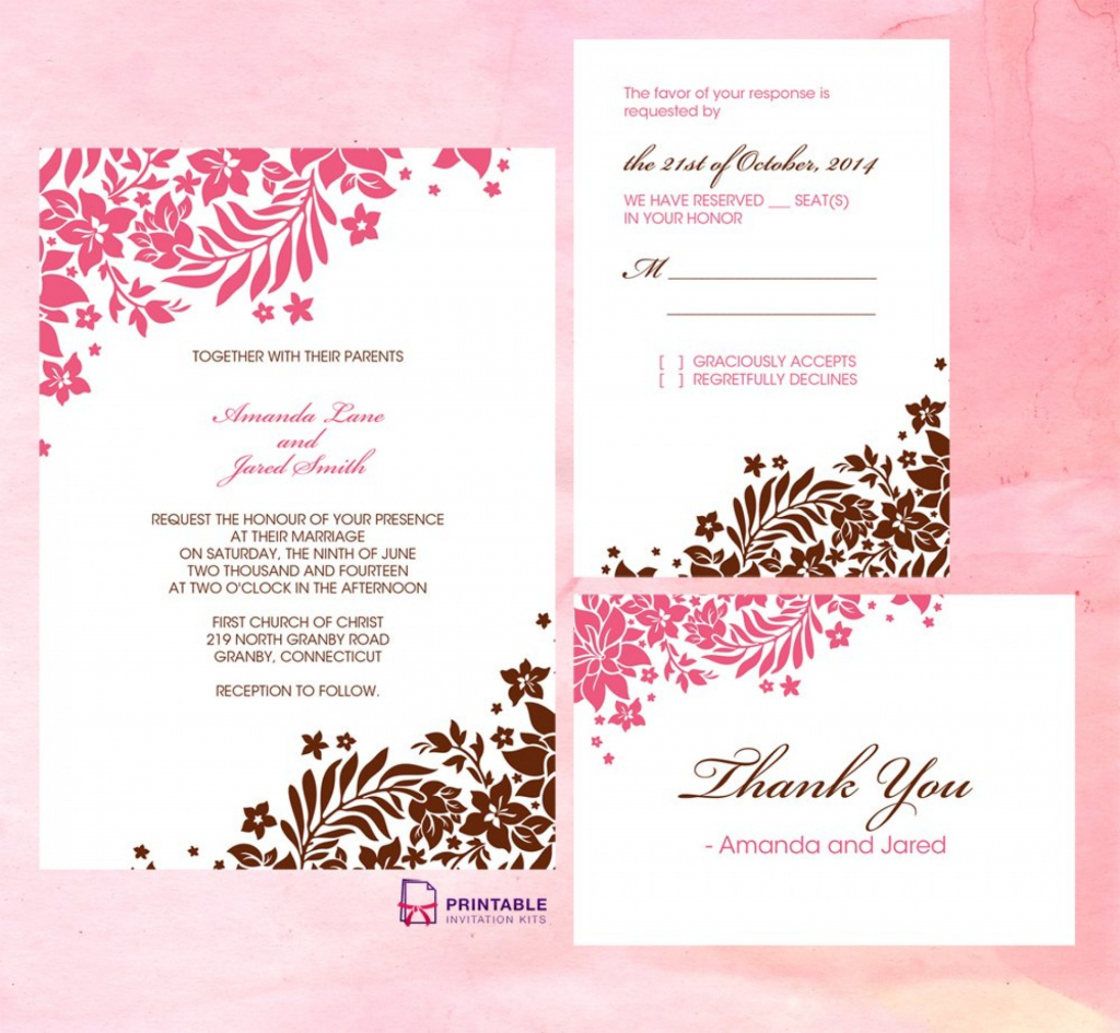 Wedding Invitation Templates Free Download Remarkable Free | Wedding Invitation Cards Printable Free