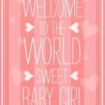 Welcome To The World   Free Baby Shower & New Baby Card | Greetings | Free Printable Welcome Cards
