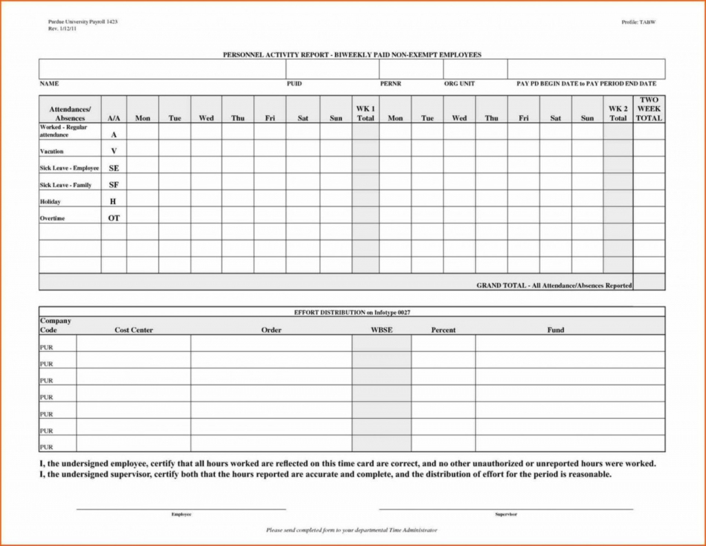 Wondrous Weekly Time Card Template Ideas Employee Simple Printable | Free Printable Time Cards
