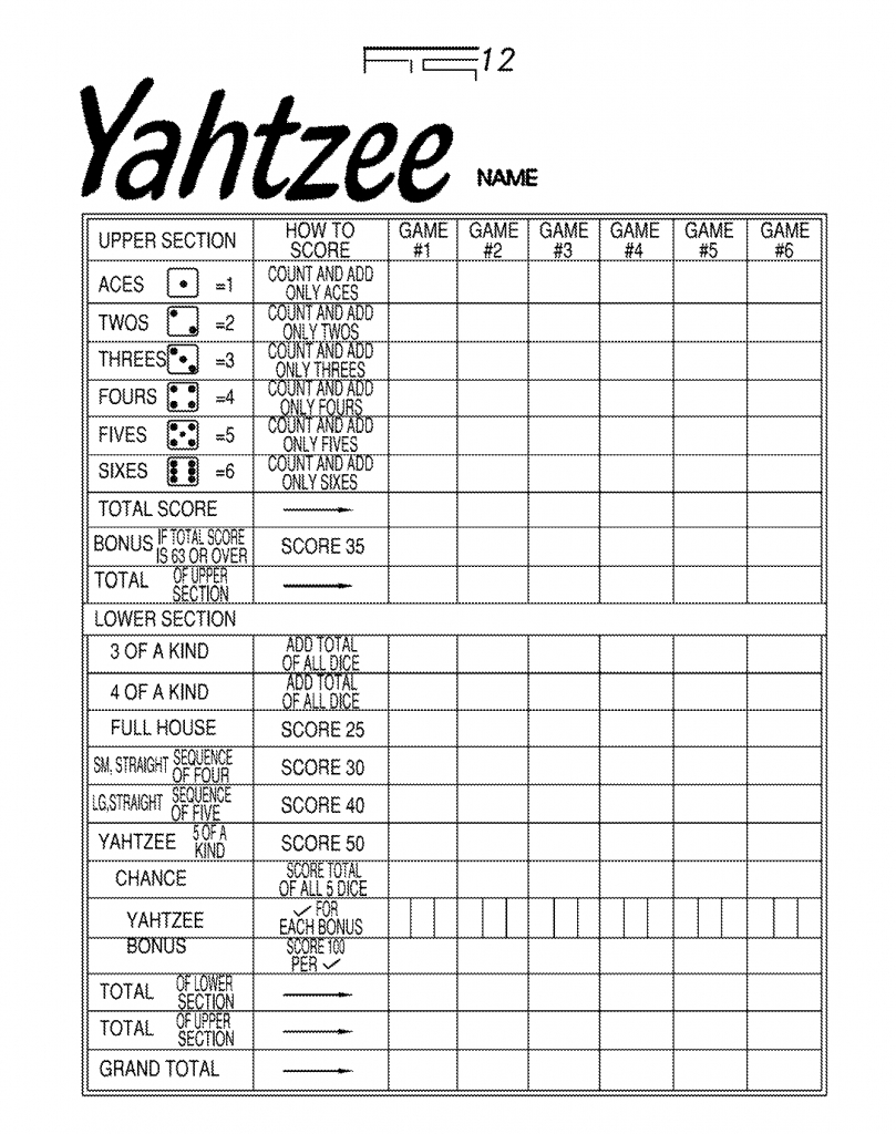 Yahtzee Score Sheet | Yahtzee | Yahtzee Score Sheets, Yahtzee Sheets | Printable Yahtzee Score Cards Pdf