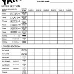 Yahtzee Score Sheets Printable | Yahtzee Score Sheets | Yahtzee | Printable Yahtzee Score Cards Pdf