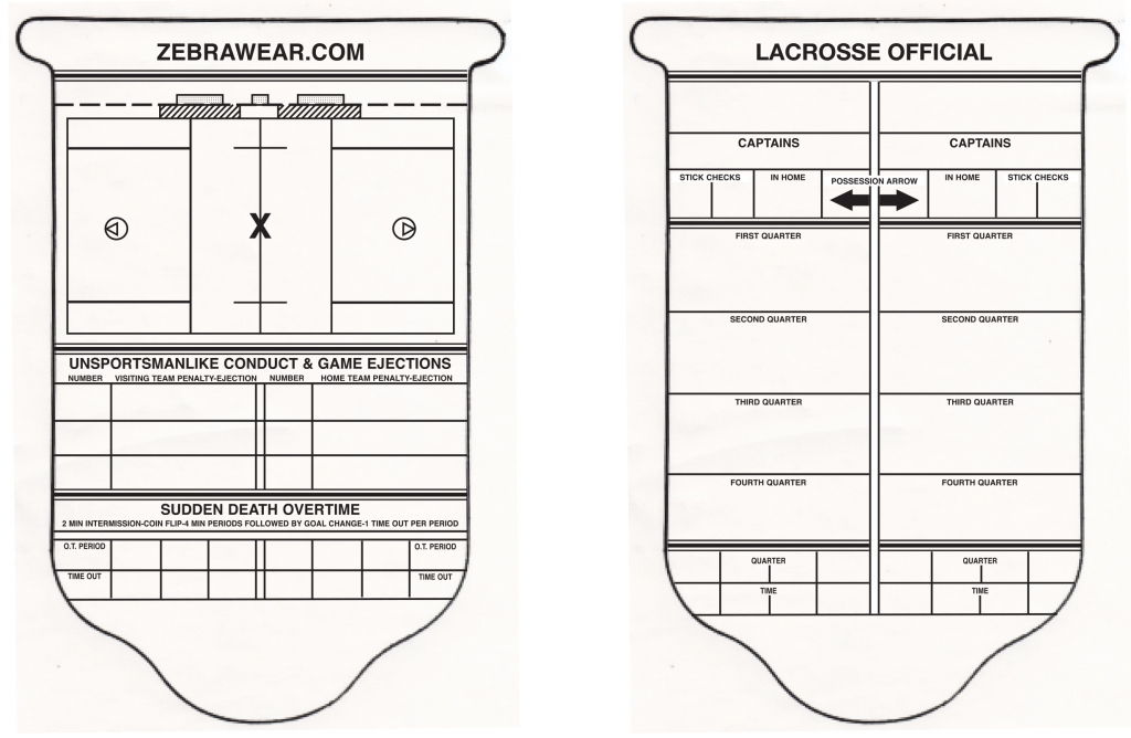 Zebrawear » Game Cards And Sheets | Printable Referee Score Cards